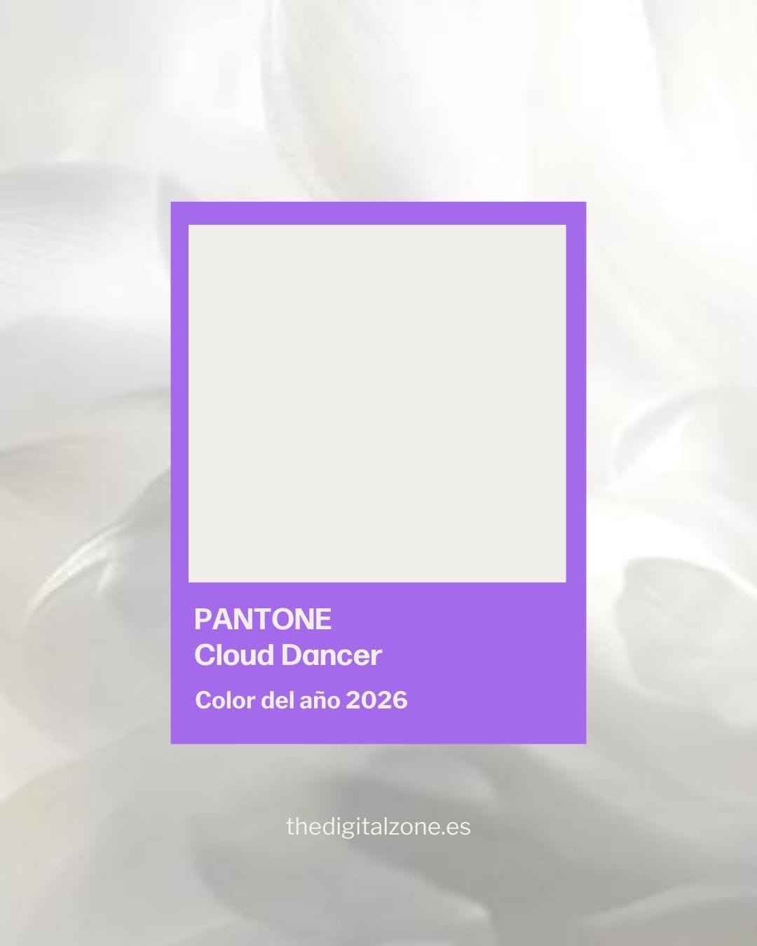 Pantone Color of the Year 2026 Cloud Dancer